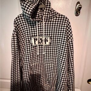 Prof Nametag Houndstooth Hoodie. Pristine condition. Worn once